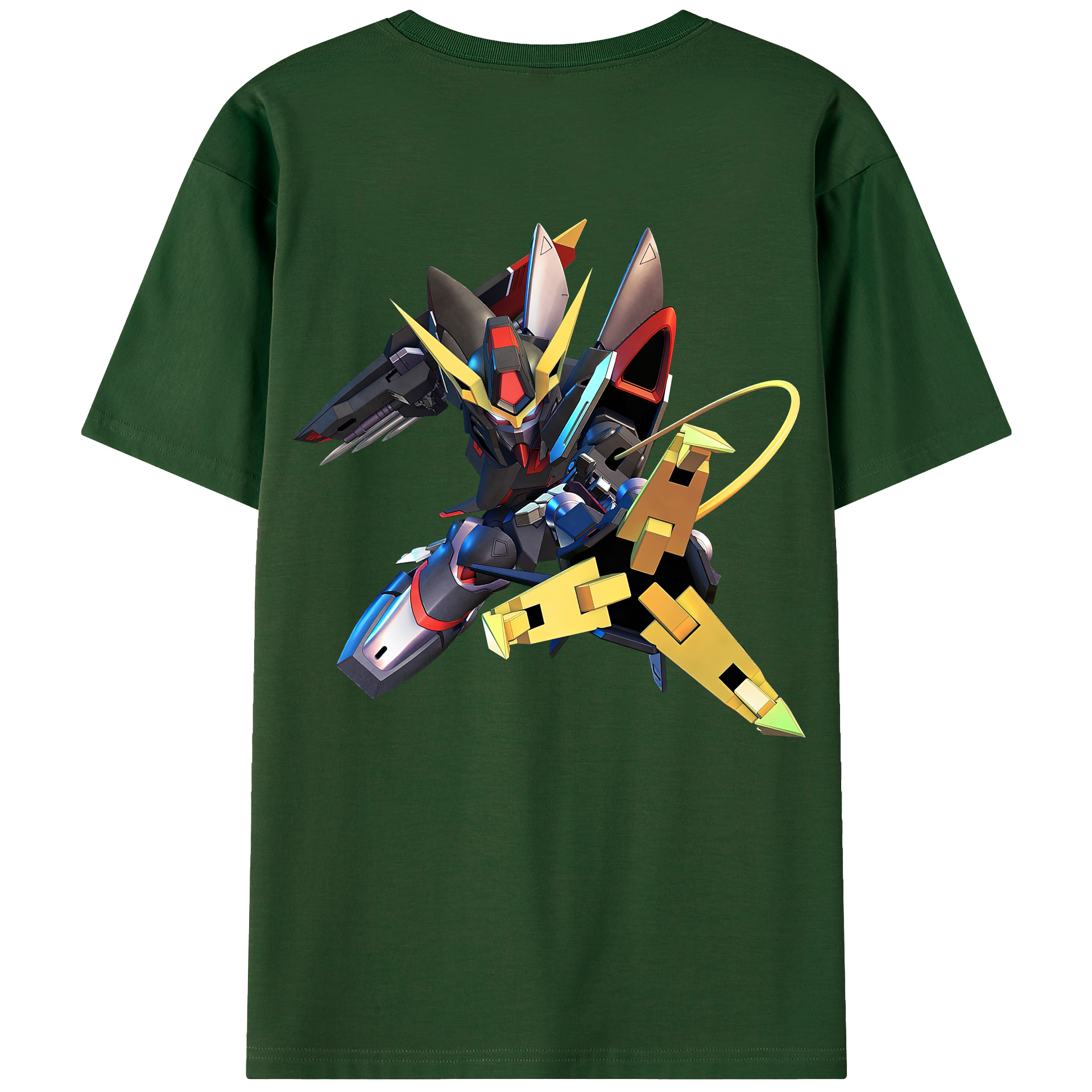 （画像用） 機動戦士ガンダム Mobile Suit Gundam 綿100％半袖Tシャツ（背面プリント）